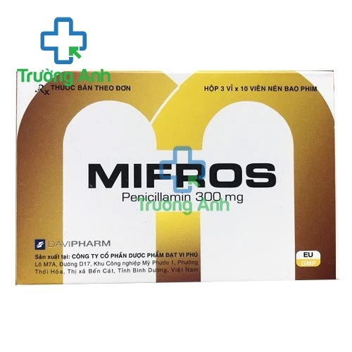 Mifros 300mg - Thuốc điều trị viêm khớp dạng thấp hiệu quả