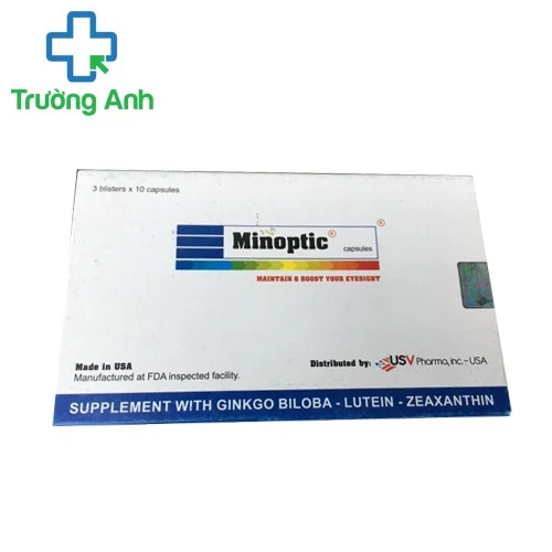 Minoptic - Thuốc bổ mắt của Mỹ