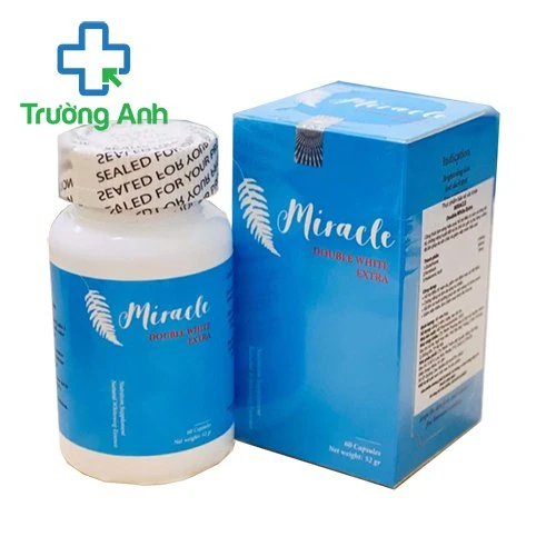 Miracle Double White Extra - Viên uống trắng da hiệu quả nhập khẩu tại Mỹ