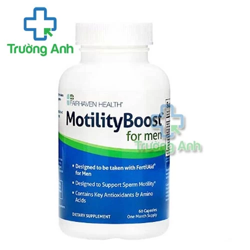 MotilityBoost for men Fairhaven Health - Viên uống tăng cường sinh lý nam