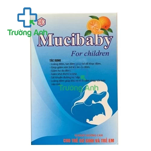 Mucibaby Hóa Dược - Thuốc giảm ho loãng đờm hiệu quả