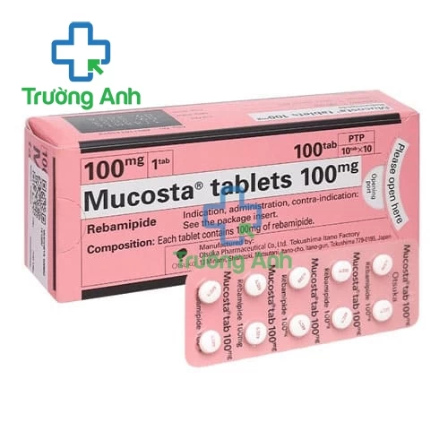 Mucosta 100mg - Thuốc điều trị viêm loét dạ dày hiệu quả