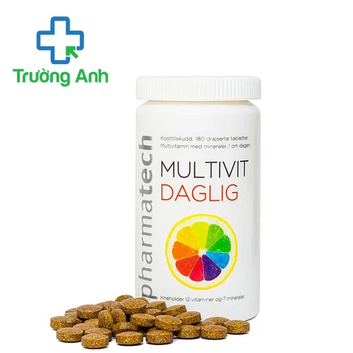 Multivit Daglig Pharmatech - Hỗ trợ bổ sung vitamin và khoáng chất cho cơ thể