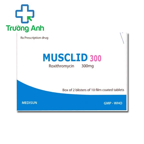 Musclid 300 - Thuốc điều trị nhiễm trùng hiệu quả của MEDISUN