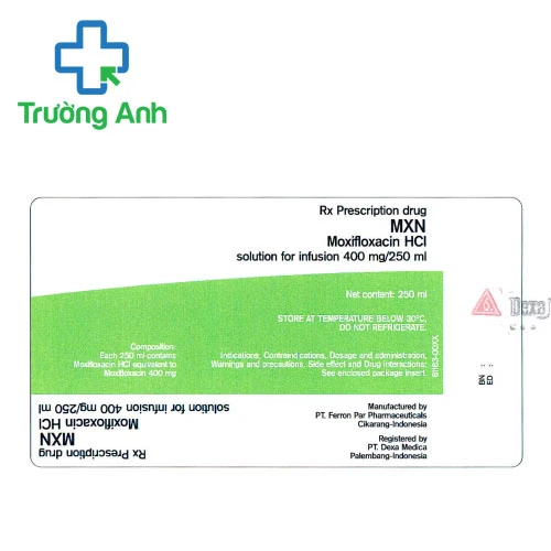 MXN (Moxifloxacin) - Thuốc điều trị nhiễm khuẩn hiệu quả của Indonesia