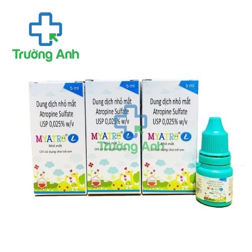 Myatro L 0.025% 10ml - Dung dịch nhỏ mắt làm chậm tiến triển cận thị