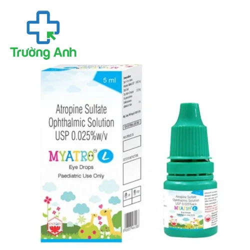 Myatro L 0.025% 5ml - Dung dịch làm châm tiến triển cận thị ở trẻ