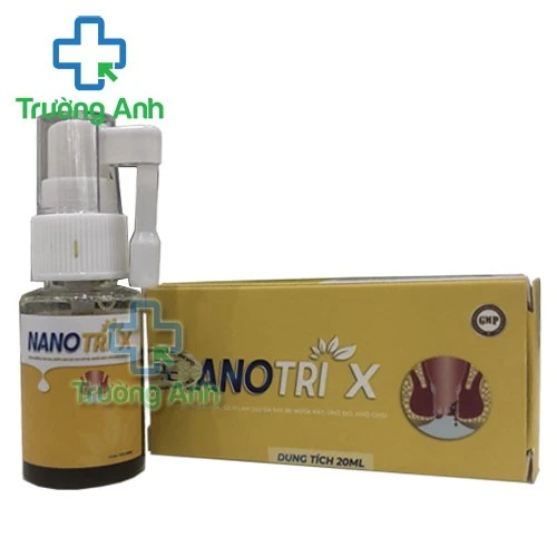 Nano Trĩ X (xịt) - Hỗ trợ cải thiện bệnh trĩ hiệu quả  