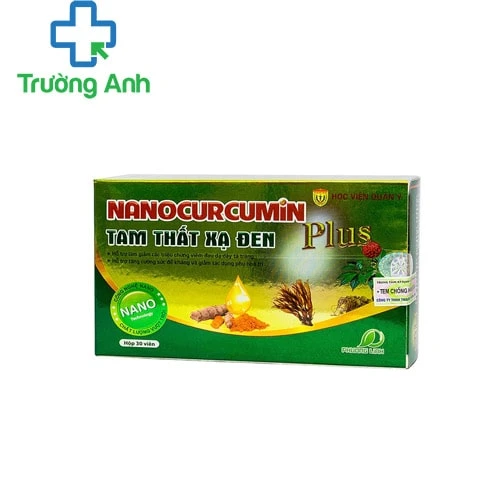 NanoCurcumin Tam Thất Xạ Đen Plus - Hỗ trợ điều trị viêm đau dạ dày hiệu quả