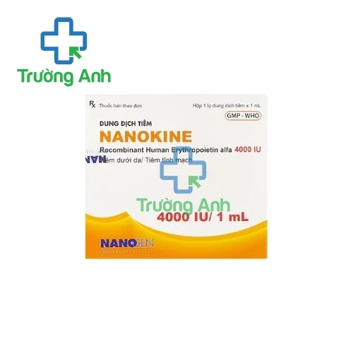 Nanokine 4000IU - Thuốc điều trị thiếu máu của Nanogen