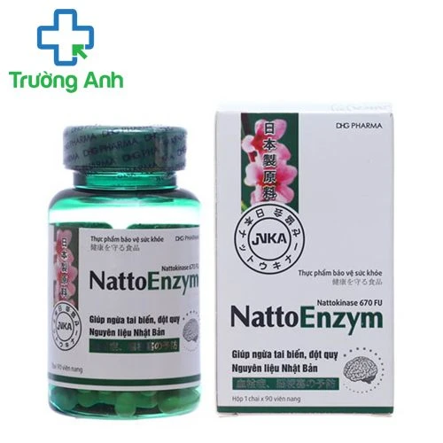 NattoEnzym lọ 90 viên - Thuốc hỗ trợ tim mạch