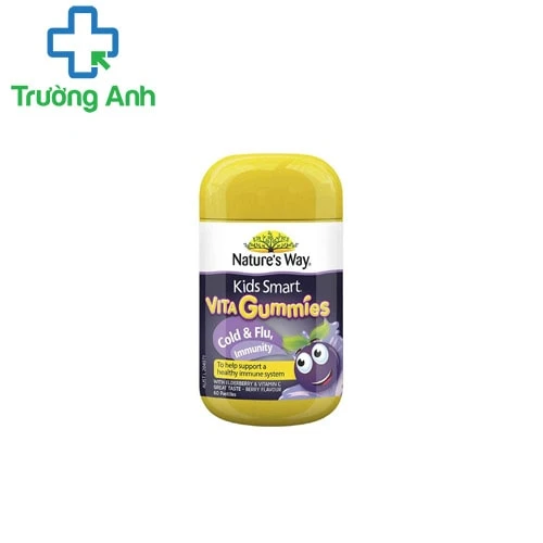 Kẹo dẻo tăng sức đề kháng Nature's Way Kids Smart Vita Gummies Cold & Flu,Immunity cho bé của Úc