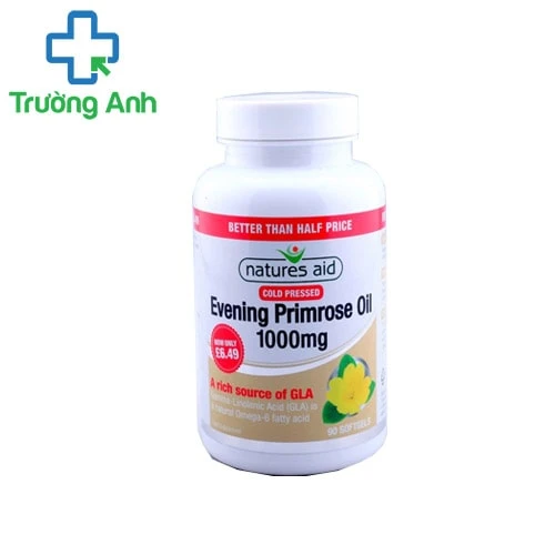 Natures Aid Evening Primrose Oil 90 Viên - Giúp tăng cường sức khỏe hiệu quả