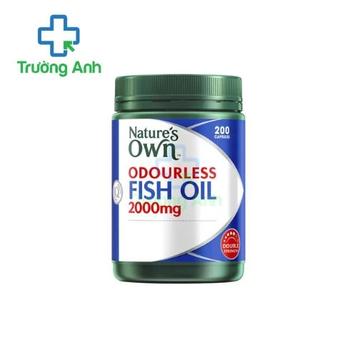 Nature's Own Odourless Fish Oil 2000mg - Giúp cải thiện sức khỏe tim mạch