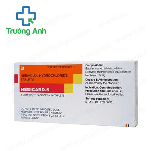 Nebicard-5mg - Thuốc điều trị huyết áp hiệu quả của Ấn Độ