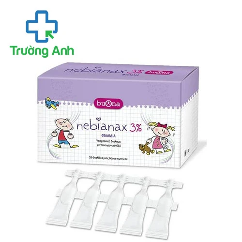 Nebiana 3% Flaconcini - Dung dịch nhỏ mũi giảm nghẹt mũi