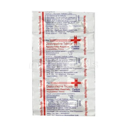 Neoloridin 5mg - Thuốc điều trị viêm mũi dị ứng hiệu quả của Cadila