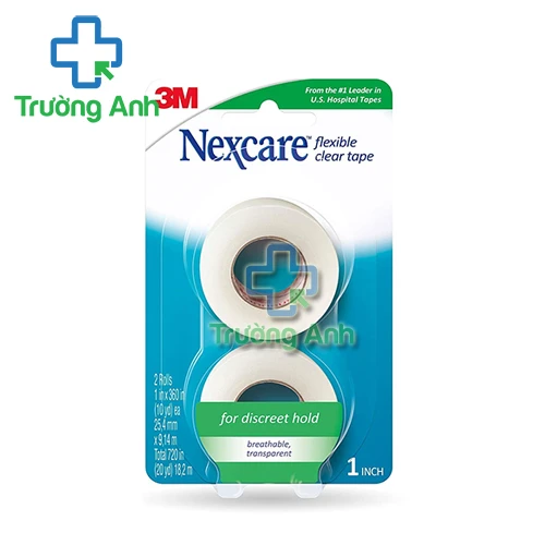 Nexcare Flexible clear tape 771-2PK - Băng keo y tế cuộn trong suốt