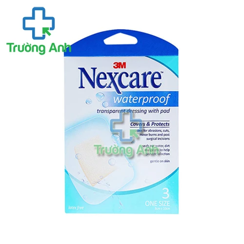 Nexcare waterproof 8cmx10cm - Băng gạc vết thương B100-2CL