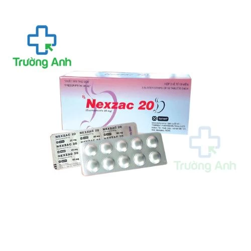 Nexzac 20 Torrent - Thuốc điều trị trào ngược dạ dày thực quản