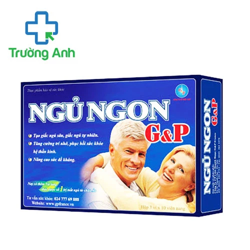 Ngủ Ngon G&P France - Viên uống dưỡng tâm an thần hiệu quả