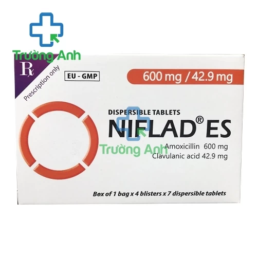 Niflad ES 600mg/42,9mg - Thuốc điều trị nhiễm khuẩn hiệu quả