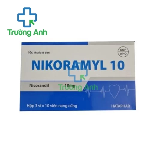 Nikoramyl 10 - Thuốc điều trị cơn đau thắt ngực hiệu quả