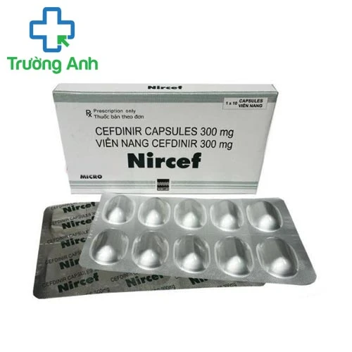 Nircef 300mg - Thuốc điều trị nhiễm trùng hiệu quả của Ấn Độ