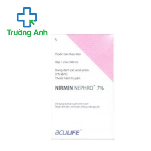 Nirmin Nephro 7% 500ml Aculife - Thuốc điều trị suy thận hiệu quả