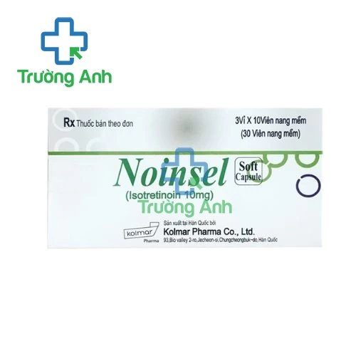 Noinsel 10mg - Thuốc điều trị mụn trứng cá nặng của Hàn Quốc