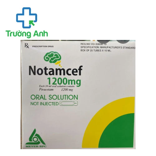 Notamcef 1200mg Meyer-BPC - Thuốc điều trị triệu chứng chóng mặt hiệu quả