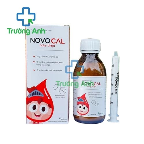 Novocal Baby Drops 150ml CPC1HN - Hỗ trợ bổ sung calci và vitamin D3 hiệu quả