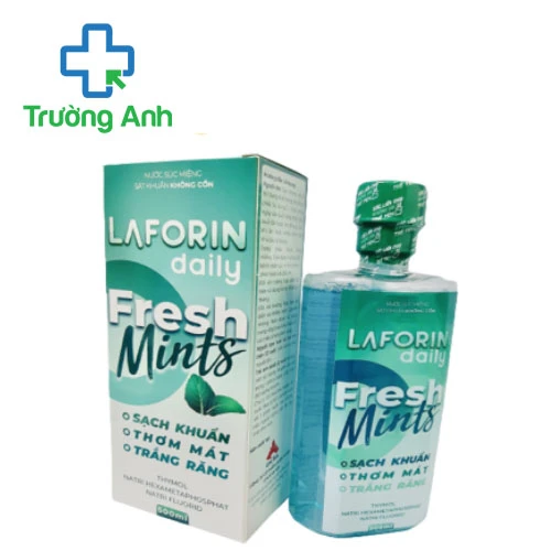 Nước súc miệng Laforin Daily 500ml - Giúp hơi thở thơm mát