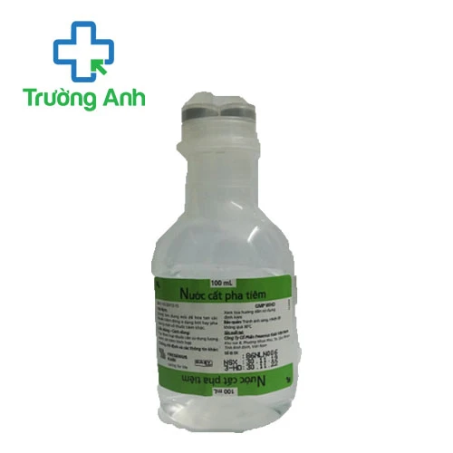 Nước cất pha tiêm Fresenius Kabi 100ml - Dung môi pha tiêm hiệu quả