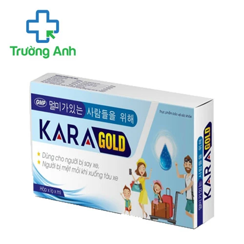 Nước uống chống say xe Kara gold hiệu quả