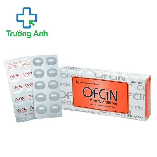 OFCIN 200mg - Kháng sinh điều trị nhiễm khuẩn của DHG PHARMA