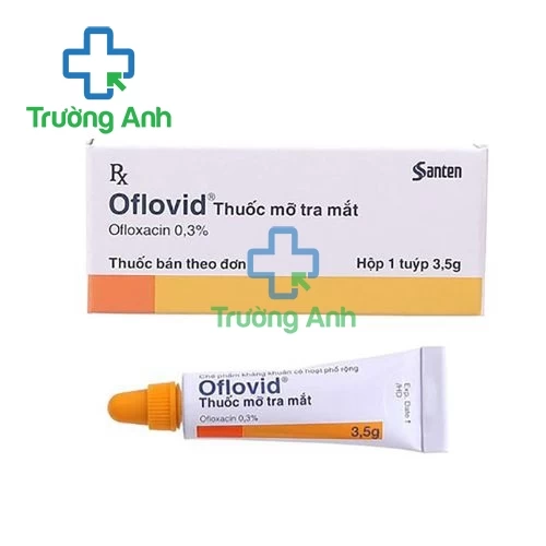 Kem Oflovid mỡ (ointment) 3.5g trị  bệnh ở mắt