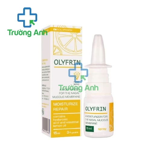 Olyfrin Spray 15ml Grotex - Dung dịch xịt mũi giúp thông thoáng mũi hiệu quả