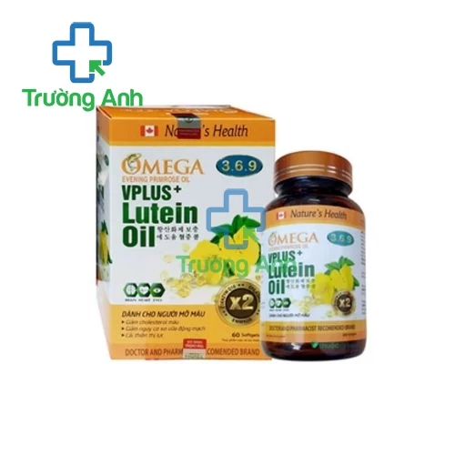 Omega 3.6.9 Vplus+ Lutein Oil MediUSA - Hỗ trợ giảm nguy cơ xơ vữa động mạch hiệu quả