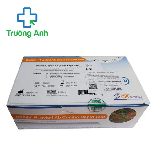 Kit thử nhanh H.Pylori OnSite H.Pylori Ab Combo Rapid Test (30 test)