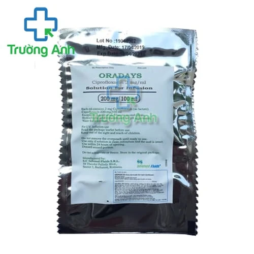 Oradays 200mg/100ml - Thuốc điều trị nhiễm khuẩn hiệu quả của Romania