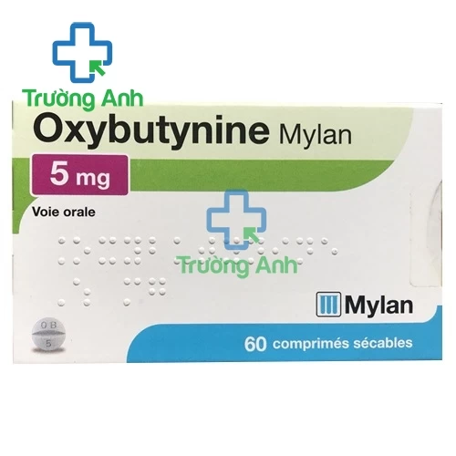 Oxybutynine Mylan 5mg - Thuốc điều trị tiểu gấp, són tiểu hiệu quả