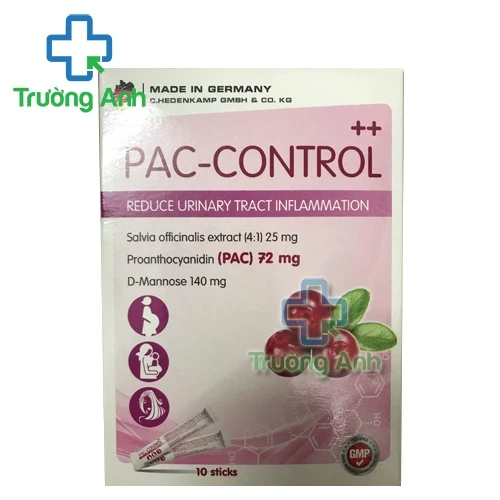 Pac-Control - Hỗ trợ điều trị viêm đường tiết niệu hiệu quả của Đức