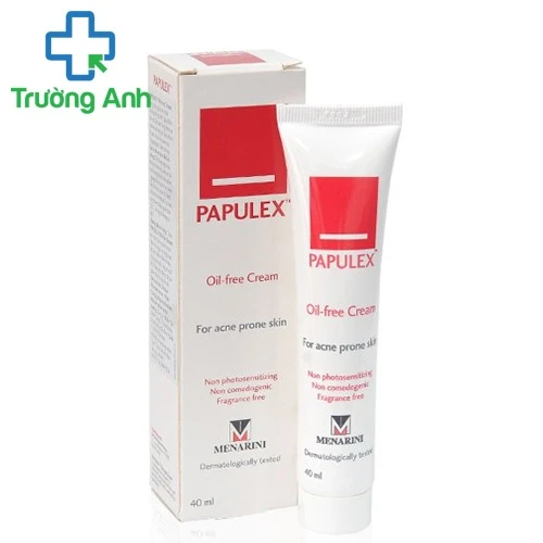 Papulex oil-free cream - Kem trị mụn và giảm dầu nhờn của Pháp