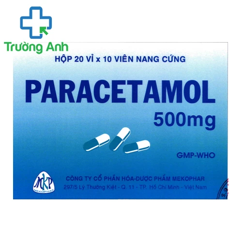 Paracetamol 500mg Mekophar - Thuốc giảm đau hạ sốt hiệu quả