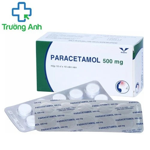 Paracetamol 500mg Bidiphar - Giúp điều trị giảm đau hiệu quả