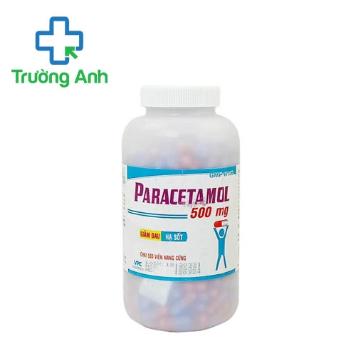 Paracetamol 500mg VPC (500 viên nang) - Thuốc giảm đau hạ sốt hiệu quả