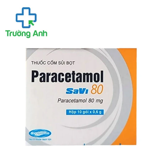 Paracetamol SaVi 80 - Thuốc giảm đau hạ sốt hiệu quả