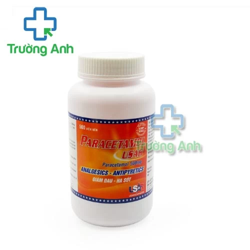 Paracetamol Usar 500mg - Thuốc giảm đau, hạ sốt