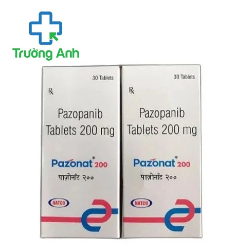 Pazonat 200mg Natco - Thuốc điều trị ung thư hiệu quả của Ấn Độ